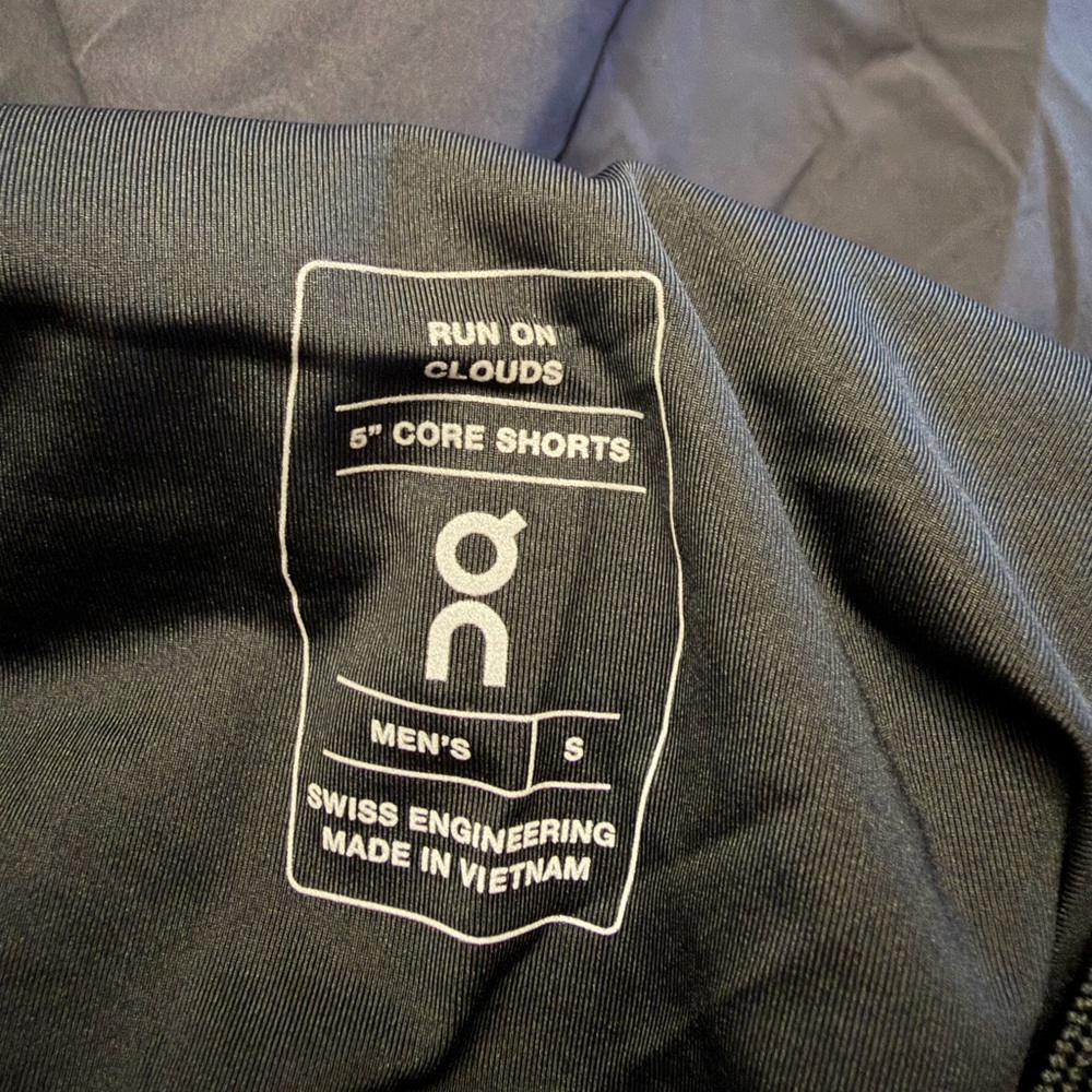 On Running Men's Black Athletic Running Shorts - Picture 7 of 9